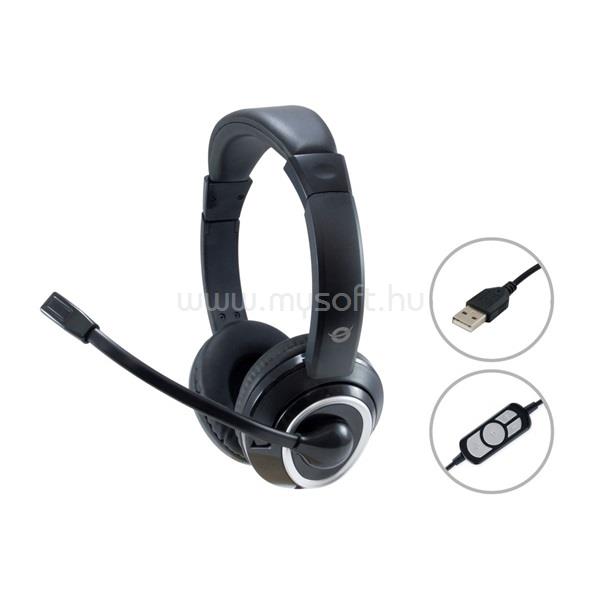 CONCEPTRONIC POLONA01B Stereo USB Headset