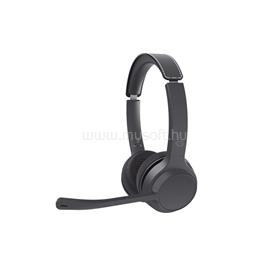 CONCEPTRONIC POLONA04B vezeték nélküli headset (BT5.3, hangerőszabályzó, zajcsillapítás, fekete) POLONA04B small