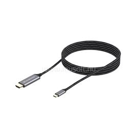 CONCEPTRONIC USB-C to HDMI kábel, 4K/60Hz, harisnyázott, fekete, 2m ABBY10G small