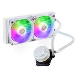 COOLER MASTER CPU hűtő MASTERLIQUID 240L CORE ARGB (vízhűtés), 2 Ventilátoros, LGA1700 támogatással, fehér MLW-D24M-A18PZ-RW small