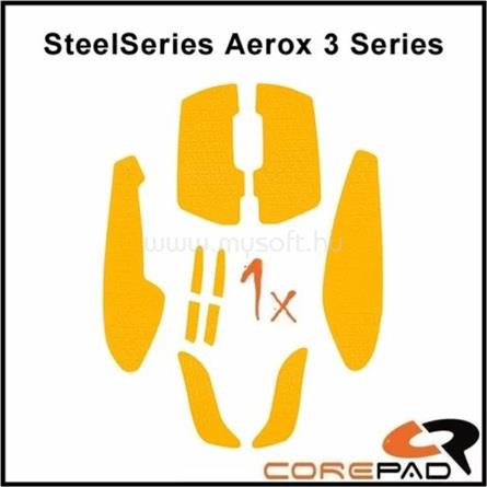 COREPAD Mouse Rubber Sticker #749 - SteelSeries Aerox 3 Series gaming Soft Grips narancssárga