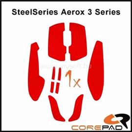 COREPAD Mouse Rubber Sticker #750 - SteelSeries Aerox 3 Series gaming Soft Grips piros CG75000 small