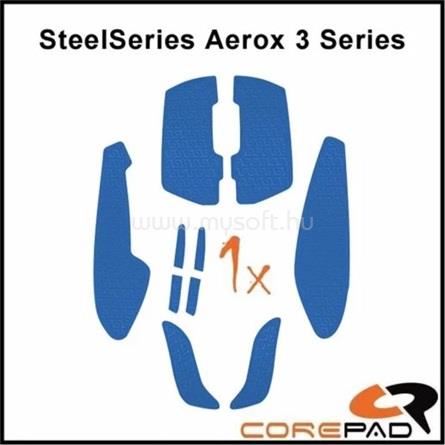 COREPAD Mouse Rubber Sticker #751 - SteelSeries Aerox 3 Series gaming Soft Grips kék