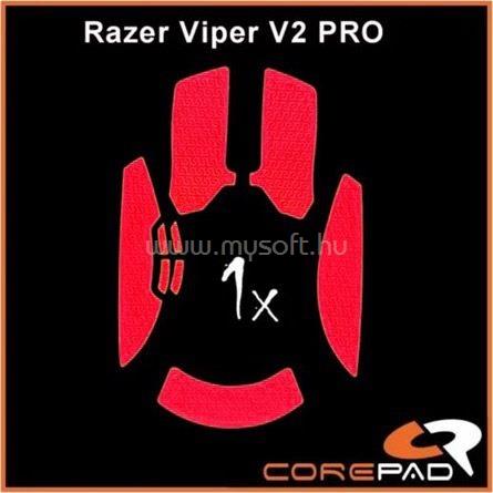 COREPAD Mouse Rubber Sticker #755 - Razer Viper V2 PRO Wireless gaming Soft Grips piros