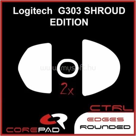 COREPAD Skatez CTRL 612  Logitech G303 Shroud Edition gaming egértalp