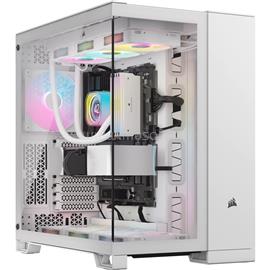 CORSAIR iCUE LINK 6500X RGB Mid-Tower Dual Chamber Fehér (Táp nélküli) ablakos ATX ház CC-9011270-WW small