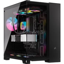 CORSAIR iCUE LINK 6500X RGB Mid-Tower Dual Chamber Fekete (Táp nélküli) ablakos ATX ház CC-9011269-WW small