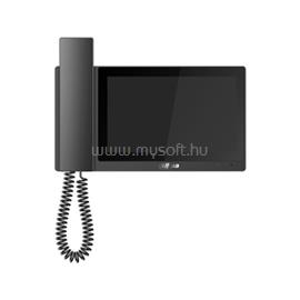 DAHUA IP video kaputelefon - VTH5421E-H (beltéri egység, 7" touch screen, riasztó 6 be/1ki, RS485, SD, I/O, PoE, fekete) VTH5421E-H small