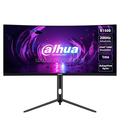 DAHUA LM30-E330CA ívelt Gaming Monitor