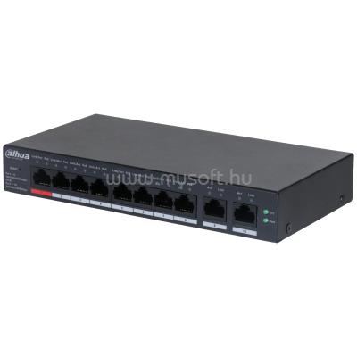 DAHUA PoE switch - CS4010-8GT-110 (Cloud menedzsment; 8x 1Gbps PoE + 2x 1Gbps port, 110W)