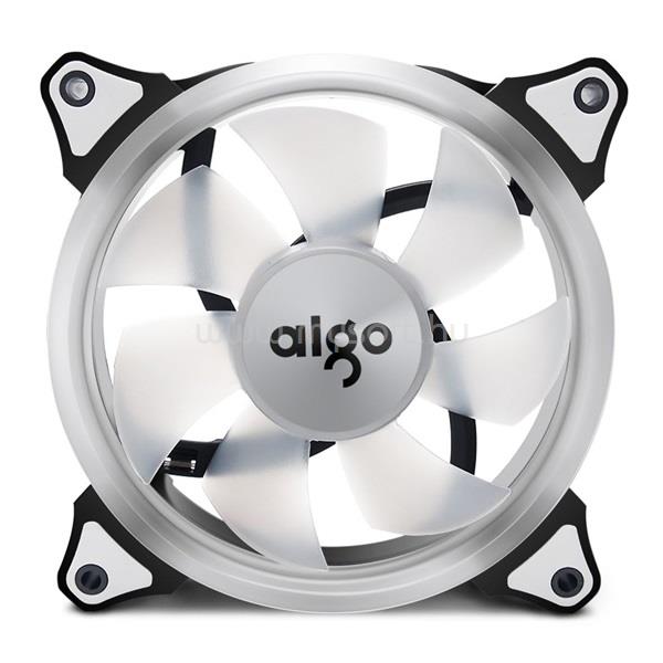 DARKFLASH AIGO HALO RING WHITE 12cm ház hűtő ventilátor (20-32dB, max. 64m3/h, 3pin csatlakozó)