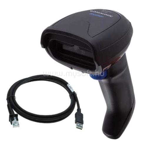 DATALOGIC Gryphon I GD4220, Kit, Linear Imager, USB-only, Black (Kit includes Scanner and USB Cable 90A052258)