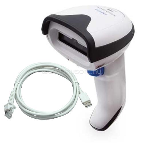 DATALOGIC Gryphon I GD4220, Kit, Linear Imager, USB-only, White (Kit includes Scanner and USB Cable 90A052278)