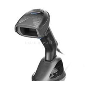 DATALOGIC Gryphon I GD4590, 2D Mpixel Imager, USB/RS-232 Multi-Interface, Black (Includes Scanner and All in One Permanent Base)