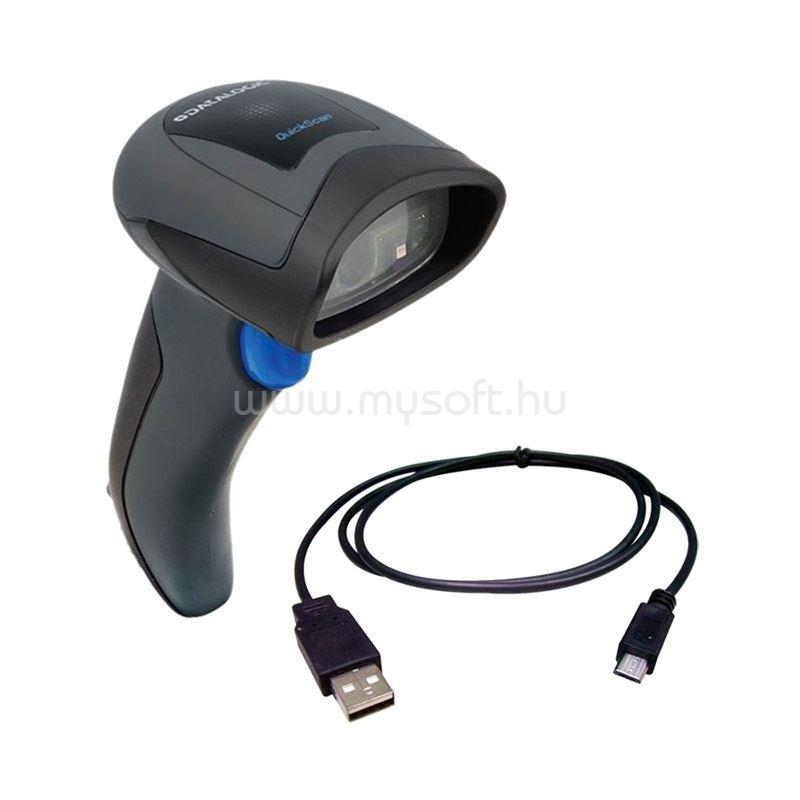 DATALOGIC QuickScan QBT2101, Bluetooth, Kit, USB, Linear Imager, Black (Kit inc. Imager and USB Micro Cable.)