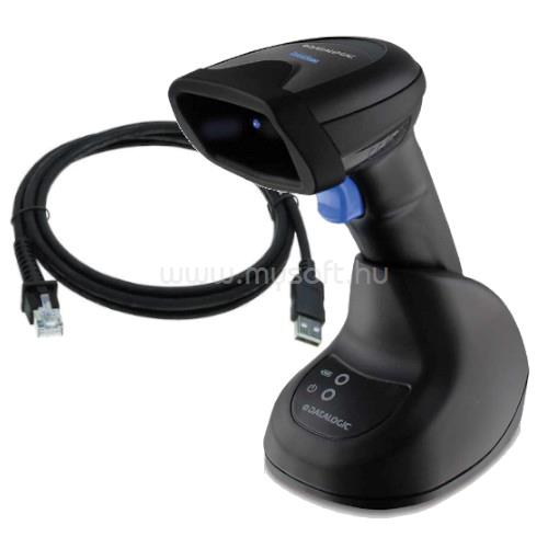 DATALOGIC QuickScan QBT2500, Bluetooth, Kit, USB, 2D MP Imager, Black (Kit includes Scanner, Base Station and USB Cable 90A052258)