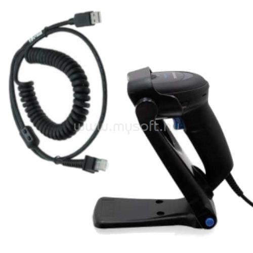 DATALOGIC QuickScan QW2520, 2D VGA Imager, USB Interface, Black (Kit includes Scanner, USB coiled Cable 90A052285 and Stand STD-QW25-BK)