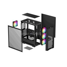 DEEPCOOL CC560 MESH V2 fekete (táp nélküli) ablakos ATX ház DEEPCOOL_CC560_MESH_V2 small