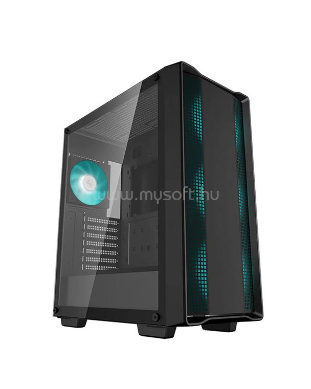 DEEPCOOL CC560 V2 Fekete (Táp nélküli) ablakos mATX ház