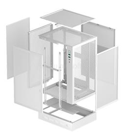 DEEPCOOL CH170 DIGITAL WH fehér (táp nélküli) Mini-ITX ház DEEPCOOL_R-CH170-WHNPI0D-G-1 small