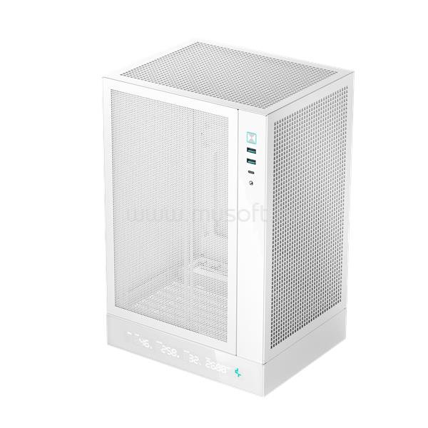 DEEPCOOL CH170 DIGITAL WH fehér (táp nélküli) Mini-ITX ház