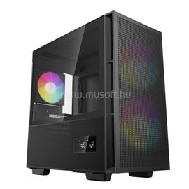 DEEPCOOL CH360 DIGITAL fekete (táp nélküli) ablakos mATX ház DEEPCOOL_CH360_DIGITAL small