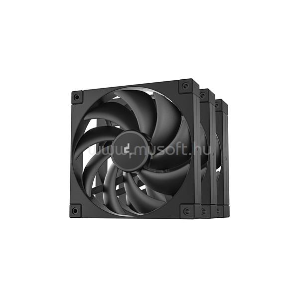 DEEPCOOL FD14 14cm ház hűtő ventilátor (3in1) (25,6dB; max. 144,09 m3/h; 3pin csatlakozó; hydro bearing, ház hűtésre, PWM)