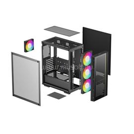 DEEPCOOL MATREXX55 V4 C fekete (táp nélküli) ablakos ATX ház DEEPCOOL_R-MATREXX55-BCADA4-G-4 small