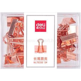 DELI Rose Gold 19mm-es 25db iratcsipesz DEL78200 small