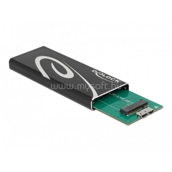 DELOCK 42007 - SuperSpeed USB 3.2 Micro-B M.2 SSD külső ház