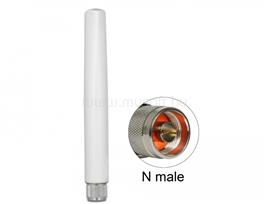 DELOCK 433 MHz antenna N-dugó 1,45 dBi irányítatlan, rögzített, kültéri (fehér) DL89638 small