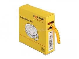 DELOCK 500 db. sárga kábeljelző doboz No. 9 DL18363 small