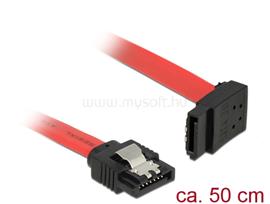 DELOCK 6 Gb/s sebességet biztosító SATA-kábel egyenes csatlakozódugóval > felfelé néző SATA-csatlakozó DL83974 small