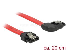 DELOCK 6 Gb/s sebességet biztosító SATA-kábel egyenes csatlakozódugóval > jobbra néző SATA-csatlakozó DL83967 small