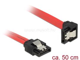 DELOCK 6 Gb/s sebességet biztosító SATA-kábel egyenes csatlakozódugóval > lefelé néző SATA-csatlakozó DL83979 small