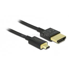 DELOCK 84781 High Speed 3D HDMI Ethernet - HDMI-A apa > HDMI Micro-D apa 1m kábel DL84781 small