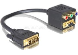 DELOCK Adapter DVI29 apa VGA + 3xCinch anyára DL65061 small