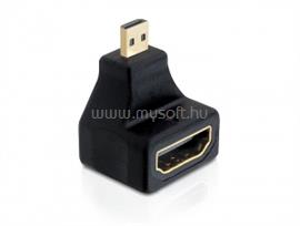 DELOCK Adapter magas sebességű HDMI - mikro D apa > A anya, elforgatott DL65270 small