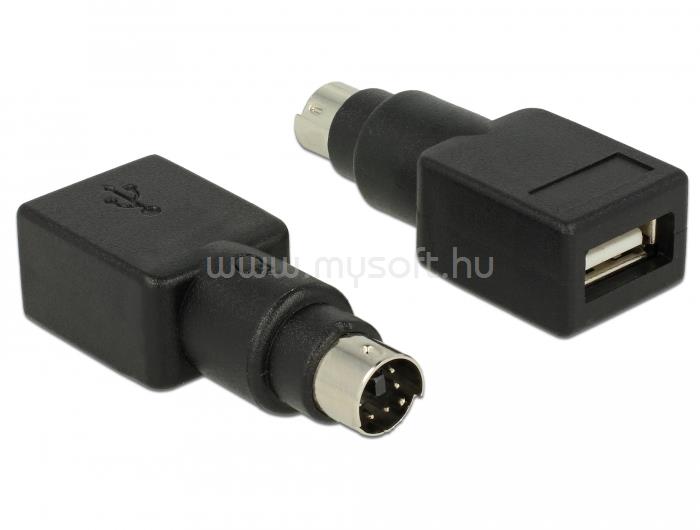 DELOCK Adapter PS/2 apa > USB A-típusú anya