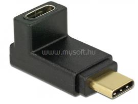 DELOCK Adapter USB 10 Gbps (USB 3.1 Gen 2) USB Type-C csatlakozó > csatlakozó ívelt felfelé / lefelé DL65914 small