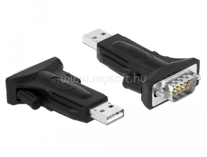 DELOCK Adapter USB 2.0 A-típusú csatlakozó - 1 x soros RS-422/485 DB9