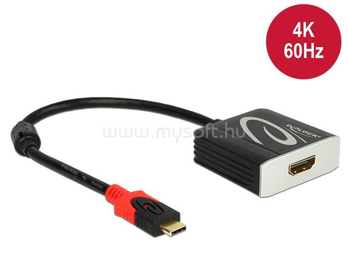 DELOCK adapter USB Type-C apa > HDMI anya (DP Alt Mode) 4K 60 Hz