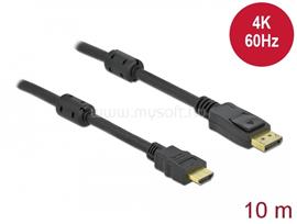 DELOCK Aktív DisplayPort 1.2 - HDMI kábel 4K 60 Hz 10 méter hosszú DL85960 small