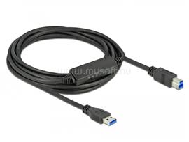 DELOCK Aktív USB 3.2 Gen 1 kábel A-típusú USB   B-típusú USB csatlakozóvégekkel 5 m DL85379 small