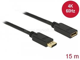 DELOCK DisplayPort 1.2 bővítőkábel 4K 60 Hz 15 m DL84908 small