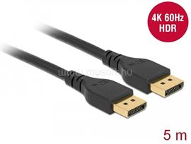 DELOCK DisplayPort 1.2 kábel 4K 60 Hz 5 m retesz nélküli DL85912 small