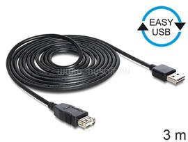 DELOCK EASY-USB 2.0 -A apa > USB 2.0-A anya hosszabbító kábel, 3 m DL83372 small