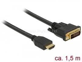 DELOCK HDMI - DVI 24+1 kétirányú kábel 1,5 m DL85653 small