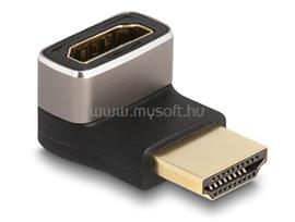 DELOCK HDMI adapter apa - anya 90 lefelé néző csatlakozódugóval 8K 60 Hz szürke fém DL60085 small