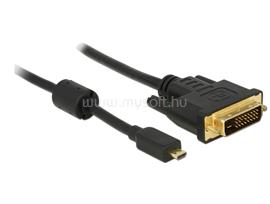 DELOCK HDMI-kábel Micro-D-csatlakozódugóval > DVI 24+1 csatlakozódugó 2 m DL83586 small